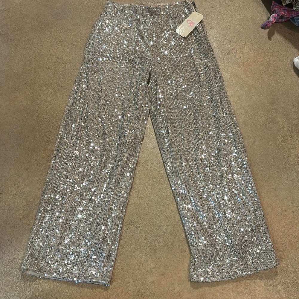 Sparkly pants